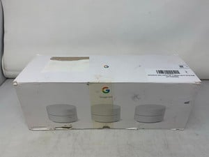 GOOGLE WIFI PACK OF 3 MESH WI-FI SYSTEM.: LOCATION - D RACK