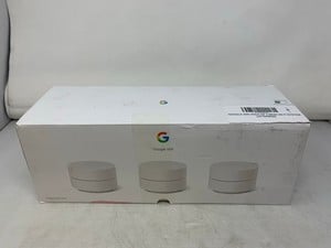 GOOGLE WIFI PACK OF 3 MESH WI-FI SYSTEM.: LOCATION - D RACK