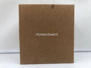 META QUEST 3 128GB VR HEADSET (RRP - £409): MODEL NO S3A: LOCATION - A RACK