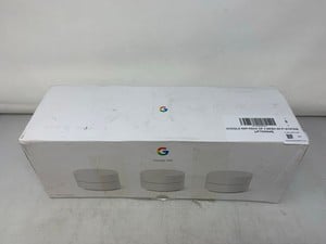 GOOGLE WIFI PACK OF 3 MESH WI-FI SYSTEM.: LOCATION - D RACK