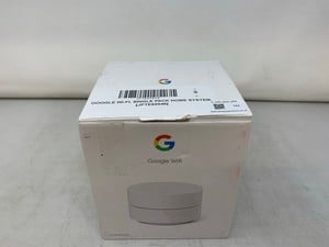 GOOGLE WI-FI, SINGLE PACK HOME SYSTEM.: LOCATION - D RACK