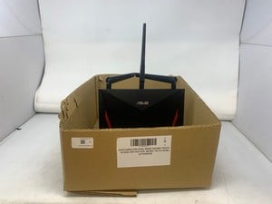 ASUS WIRELESS DUAL BAND GIGABIT ROUTER AC2900 WIFI ROUTER: MODEL NO RT-AC86U (NO POWER CABLE INCLUDED): LOCATION - D RACK