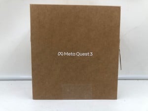 META QUEST 3 128GB VR HEADSET (RRP - £409): MODEL NO S3A: LOCATION - A RACK