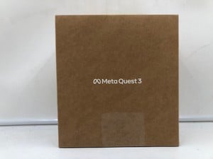 META QUEST 3 128GB VR HEADSET (RRP - £409): MODEL NO S3A: LOCATION - A RACK