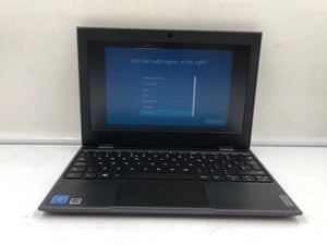 LENOVO 100E 2ND GEN 64GB LAPTOP: MODEL NO 81M8. INTEL CELERON N4120, 4GB RAM,: LOCATION - A RACK