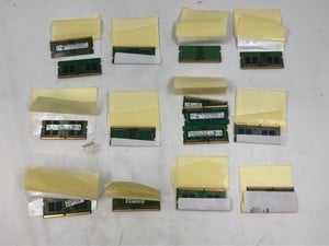 16X SODIMM RAM STICKS XTO INCLUDE  HYNIX 16GB DDR4 3200MHZ SODIMM  RAM.: LOCATION - A RACK