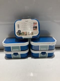 QTY OF BLUE MEPALL LUNCH BOXES