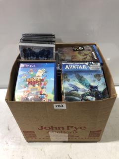 QTY OF ASSORTED ITEMS TO INCLUDE AVATAR COLLECTORS EDITION 4 DISK SET