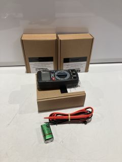 A QTY OF 2000 COUNT MANUAL RANGING DIGITAL MULTIMETER