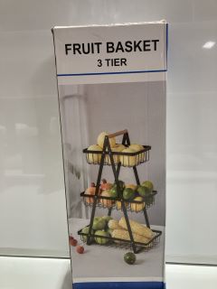 QTY OF ASSORTED ITEMS TO INCLUDE 3 TIER FRUIT BASKET, GAH ALBERTS 4 X SCREWS