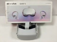 OCULUS QUEST 2 256GB VIRTUAL REALITY GLASSES (ORIGINAL RRP - €296,00) IN WHITE. (WITH BOX + CHARGER + CONTROLLERS. (SEE PHOTOS)) [JPTZ7387]