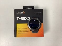 AMAZFIT T-REX 2 SMARTWATCH (ORIGINAL RRP - €258.18) IN BLACK (BOX + CHARGER) [JPTZ7425]