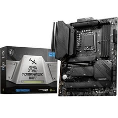 MSI MAG Z790 TOMAHAWK WIFI ATX MOTHERBOARD - SUPPORTS INTEL 12TH AND 13TH GEN CORE PROCESSORS, LGA 1700 - 90A SPS VRM, DDR5 MEMORY BOOST 7200+MHZ/OC, PCIE 5.0 & 4.0 X16, 4 X M.2 GEN4, WI-FI 6E. RRP: