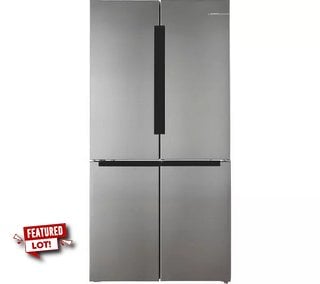 BOSCH FRENCH DOOR AMERICAN STYLE FRIDGE FREEZER: MODEL KFN96VPEAG - RRP £1499: LOCATION - D2