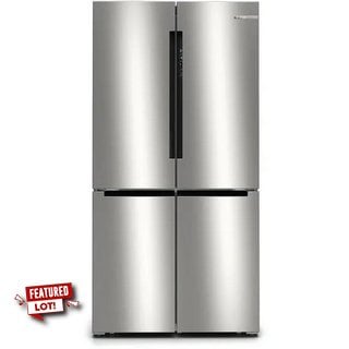 BOSCH AMERICAN STYLE FRIDGE FREEZER: MODEL KFN96APEAG - RRP £1899: LOCATION - D2