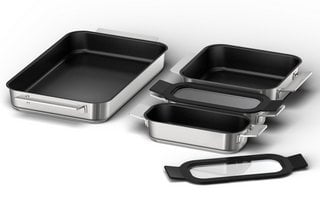 BOSCH 4 PIECE COOKWARE SET: MODEL HEZ9FF040 - RRP £259: LOCATION - DR3