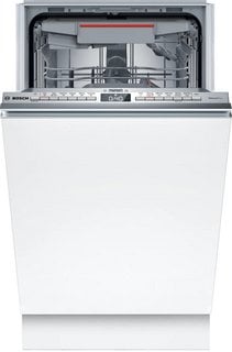 BOSCH INTEGRATED SLIMLINE DISHWASHER: MODEL SPV4EMX25G - RRP £699 . JOHN PYE TECHNICAL WHITE GOODS CONDITION REPORT: UNIT POWERED UP, NO ERROR CODE APPARENT, FASCIA INSPECTION PASS. DATE OF CHECK 9.1