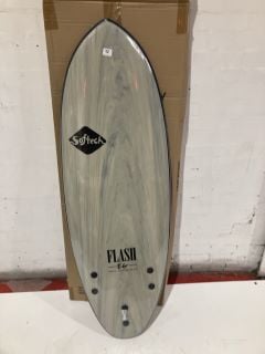 SOFTTECH FLASH 5FT FOAM SURFBOARD GREY MARBLE RRP £349