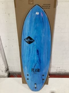 SOFTTECH FLASH 5FT FOAM SURFBOARD AQUA MARBLE RRP £349