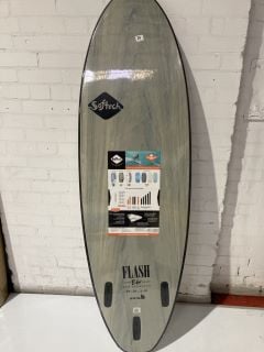 SOFTECH FLASH EG 6FT FOAM SURFBOARD GREY MARBLE TOTAL RRP £354.95