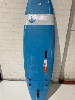 SOFTTECH ROLLER 6FT FOAM SURFBOARD BLUE RRP £355.95