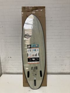 SOFTTECH FLASH 5FT 7 FOAM SURFBOARD GREY MARBLE RRP £329.99