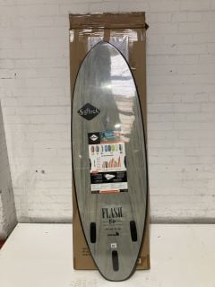 SOFTTECH FLASH 5FT 7 FOAM SURFBOARD GREY MARBLE RRP £349.99