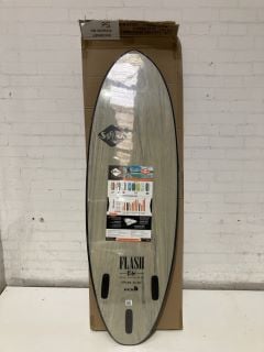 SOFTTECH FLASH 5FT 7 FOAM SURFBOARD GREY MARBLE RRP £349.99