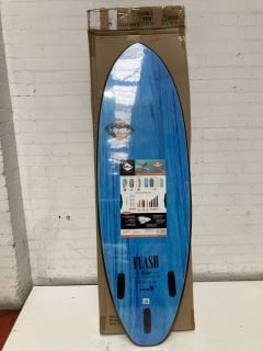 SOFTTECH FLASH 5FT 7 FOAM SURFBOARD AQUA MARBLE RRP £349.99