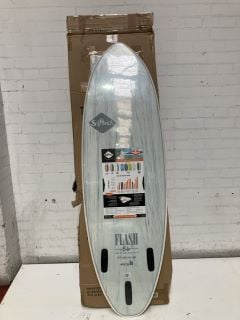 SOFTTECH FLASH 5FT 7 FOAM SURFBOARD GREY MARBLE RRP £349.99