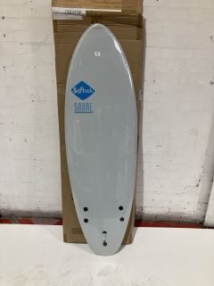 SOFTTECH SABRE 5FT 6 FOAM SURFBOARD ICE BLUE RRP £329.95