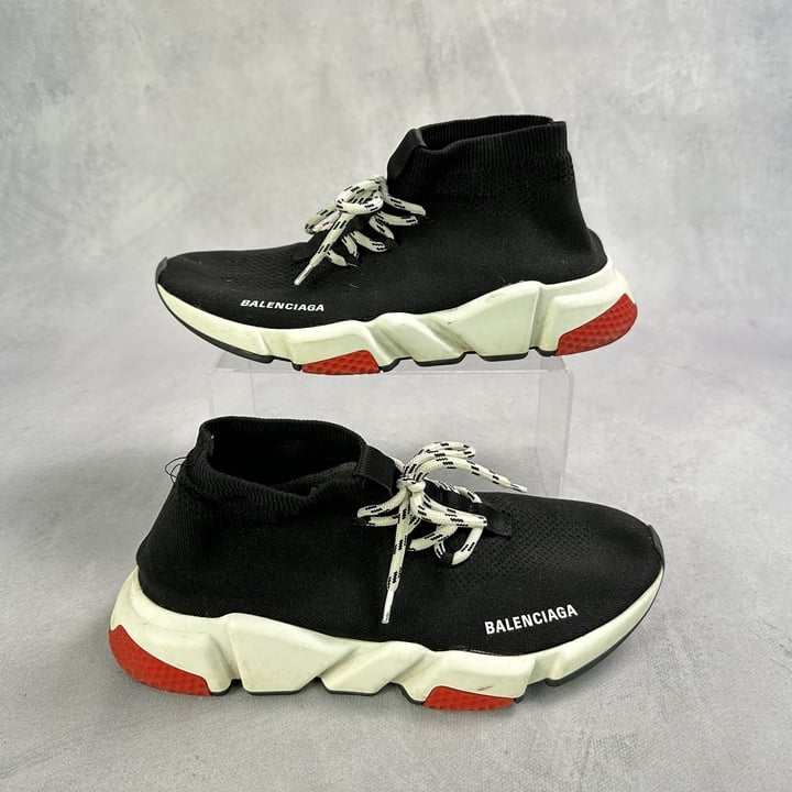 Balenciaga Speed Lace Mid Sneakers - Size UK 8 (VAT ONLY PAYABLE ON BUYERS PREMIUM)