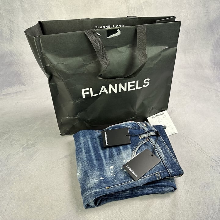 Dsquared2 Cool Guy Jeans With Tags Retail Bag And Sales Receipt - Size 46 (VAT ONLY PAYABLE ON BUYERS PREMIUM)