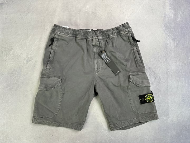 Stone Island Casual Shorts With Tags - Size W32 (VAT ONLY PAYABLE ON BUYERS PREMIUM)