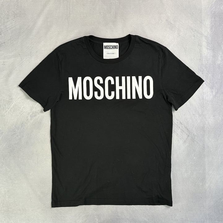 Moschino T-Shirt - Size No Tag Possibly M (VAT ONLY PAYABLE ON BUYERS PREMIUM)