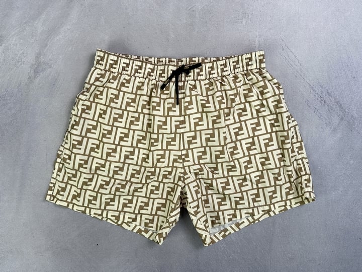 Fendi Swim Shorts - Size 50 (VAT ONLY PAYABLE ON BUYERS PREMIUM)