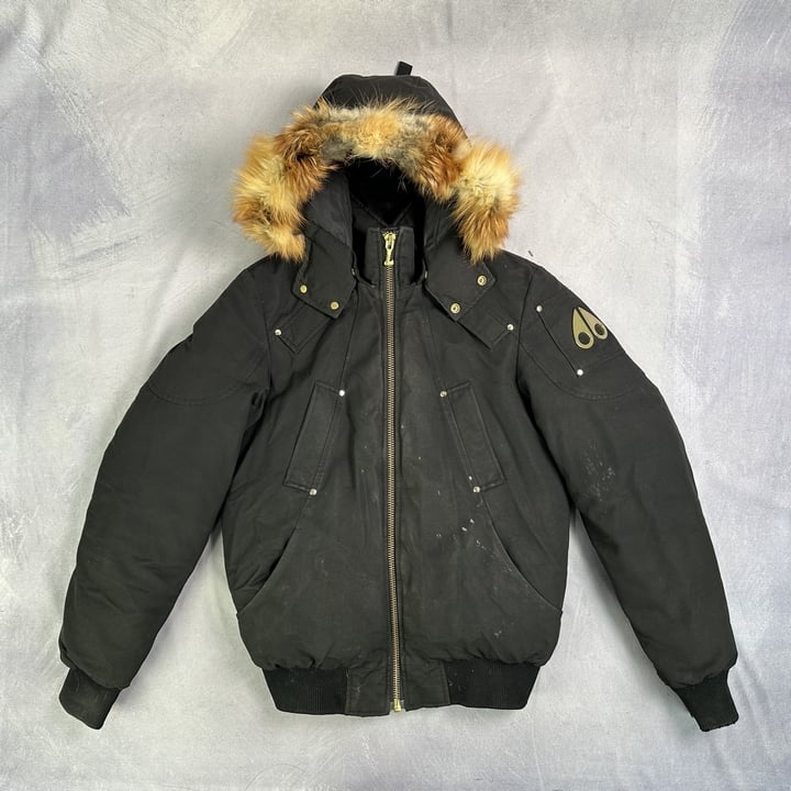 Moose Knuckles Ballistic Down Bomber Jacket - Size M (VAT ONLY PAYABLE ON BUYERS PREMIUM)