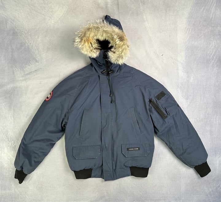 Canada Goose Chilliwach Down Bomber Jacket - Size S (VAT ONLY PAYABLE ON BUYERS PREMIUM)