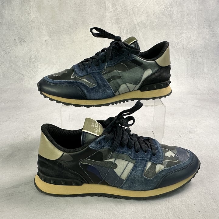 Valentino Garavani Camo Rockrunner Sneakers - Size 41 (VAT ONLY PAYABLE ON BUYERS PREMIUM)