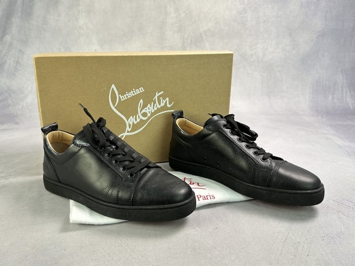 Christian Louboutin Louis Junior Sneakers With Box & Dust Bag Spikes - Size 41 (VAT ONLY PAYABLE ON BUYERS PREMIUM)