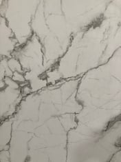 APPROX 2.4 X 1M COREX SHOWER PANEL IN CARRARA MARBLE MATT