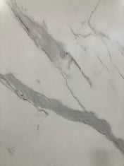 APPROX 2.4 X 1M COREX SHOWER PANEL IN CARRARA MARBLE MATT