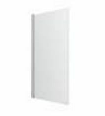 NEO STRAIGHT CLEAR CHROME EFFECT FRAME BATH SCREEN, (W) 780MM (H) 1400MM - TOTAL LOT RRP £75