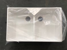 ELLSI COMITE UNDERMOUNT 2.0 BOWL KITCHEN SINK 800MM L X 500MM W - GLOSS WHITE - RRP £410