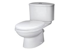 ROUND TOILET PAN CC TO INCLUDE CISTERN TO INCLUDE SOFT CLOSE TOILET SEAT IN WHITE - TOTAL LOT RRP £506