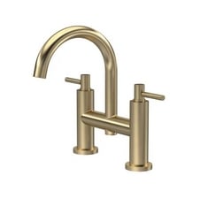 HUDSON REED TEC LEVER BATH FILLER - BRUSHED BRASS - RRP £422