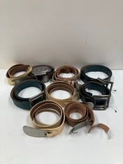 9 X PREMIUM DESIGN BELT (TOTAL P.V.P. 592€) - LOCATION 10A.