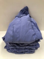 5 X PREMIUM BLUE DESIGNER DRESSES IN VARIOUS SIZES (TOTAL P.V.P. 640€) - LOCATION 7A.