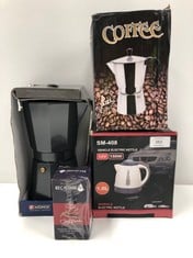 4 X KITCHEN ITEMS INCLUDING ESPRESSO MACHINE-LOCATION 50B.