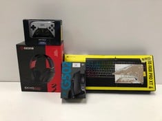 4 X ITEMS FOR COMPUTER VARIOUS MODELS INCLUDING KEYBOARD CORSAIR-LOCATION 14B.